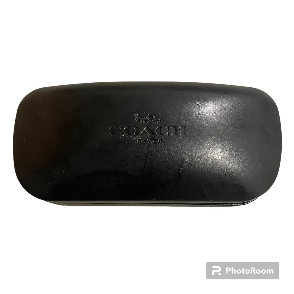 Coach Black Sunglasses  Case Glasses Clamshell Holder